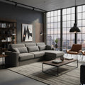 Colțar extensibil MONDOVI 5 locuri cu saltea 160×190 cm, reversibil stânga/dreapta (C4+M)