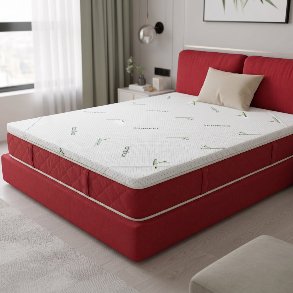 Topper Extra Confort 7 cm cu Husă Detașabilă Bio Bamboo