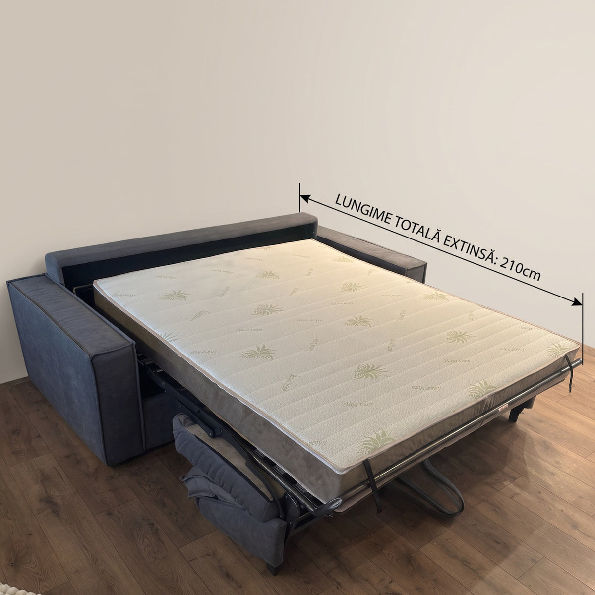 Canapea extensibilă TERTZA C2, cu saltea 120x190x20 cm