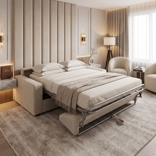 Canapea extensibilă PRIMA C2 deschisă în pat