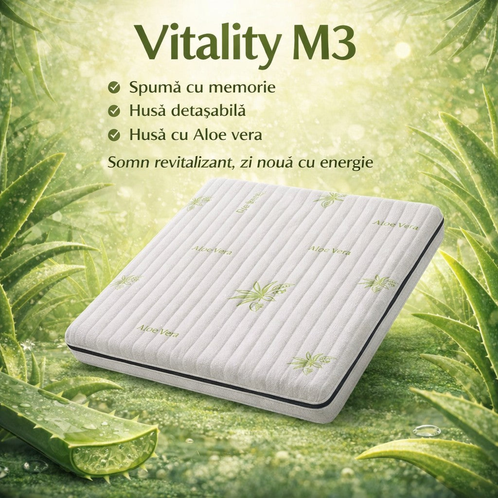 Saltea Vitality Memory 3 160x200, 18 cm - imagine 5