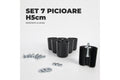Set 7 picioare pentru pat H 5 cm