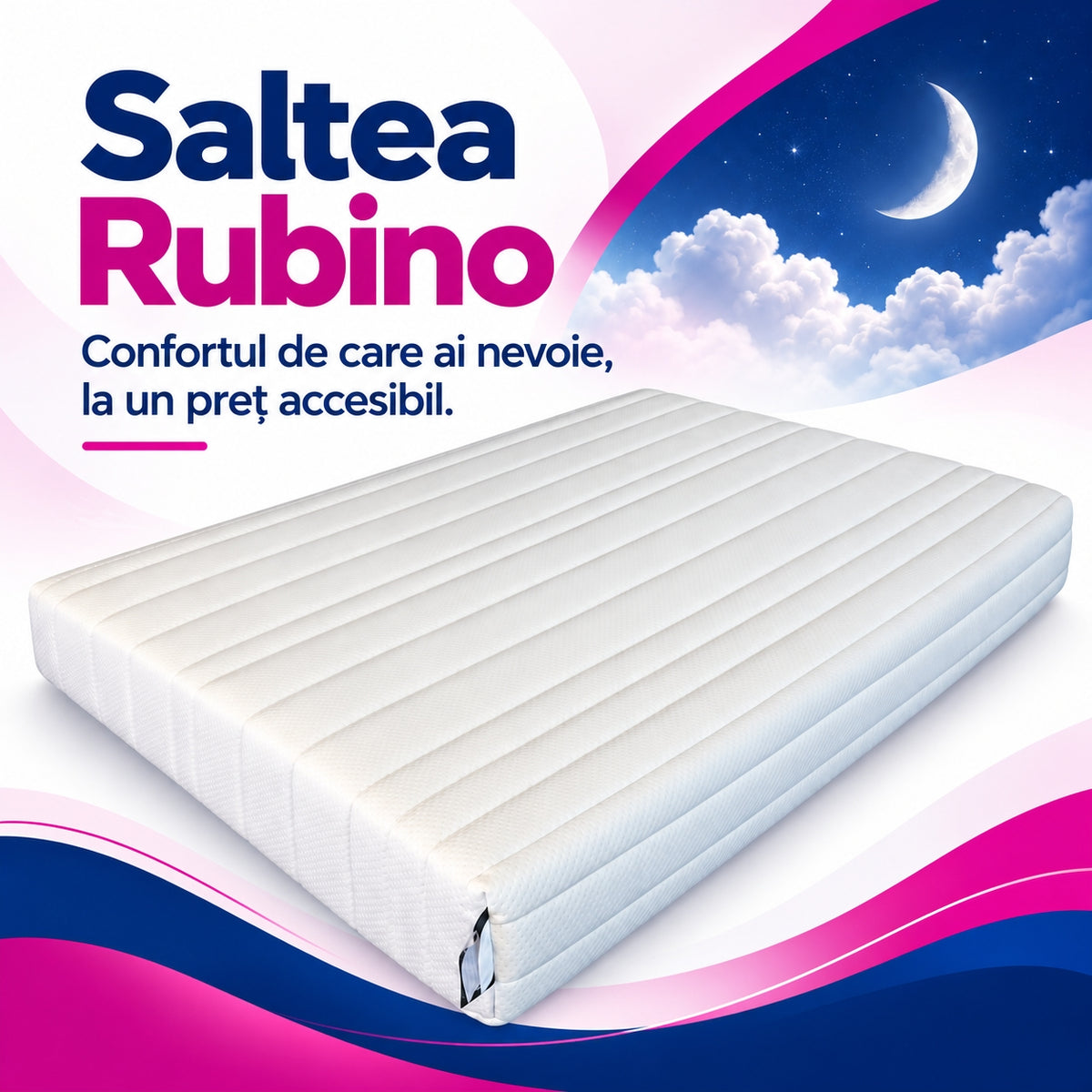 Saltea Ortopedică Rubino 160x200, 22 cm