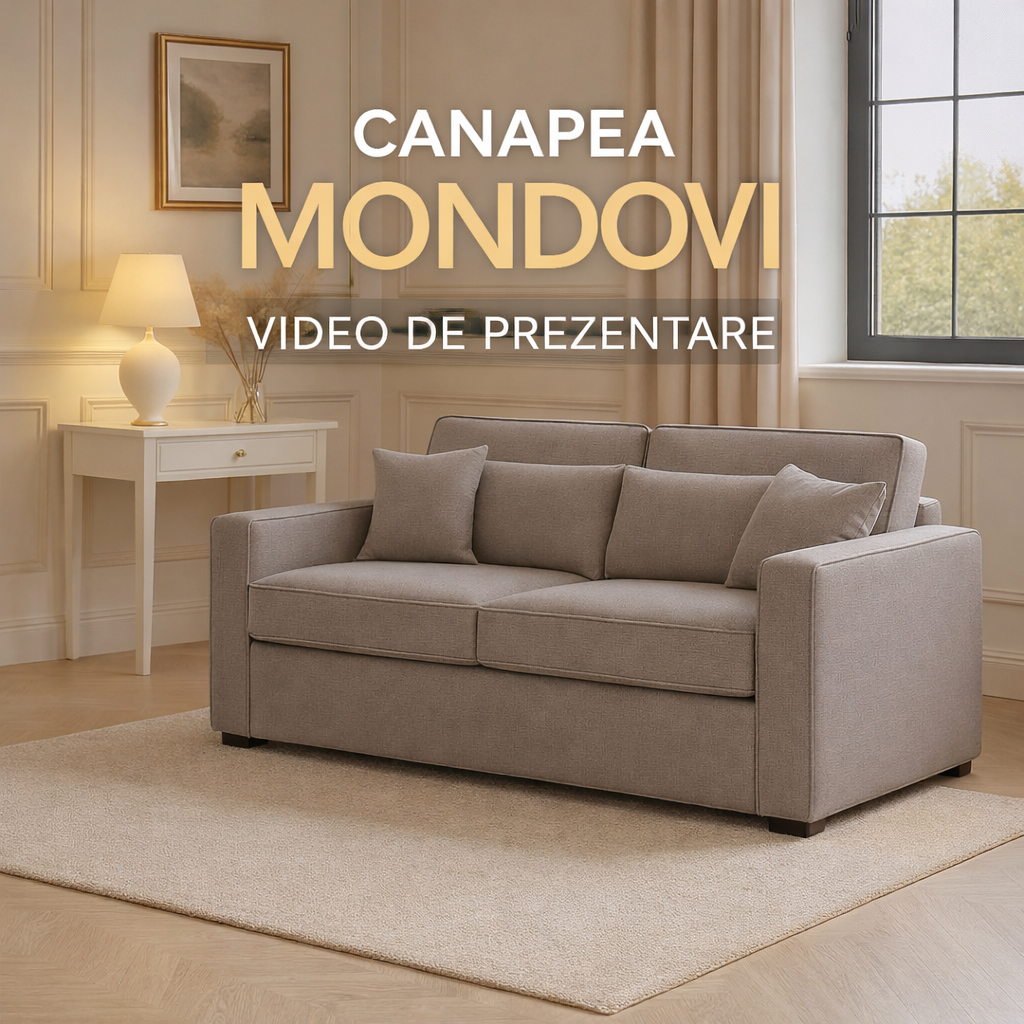 Canapea extensibila MONDOVI C2, cu saltea 120x190cm