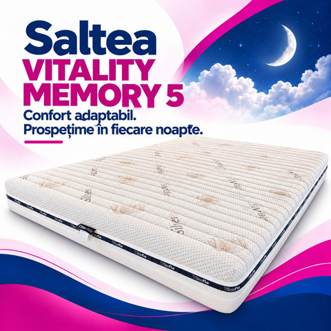 Saltea Vitality Memory 5 90x200, 20 cm