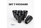 Set picioare pentru pat cu ladă, H 12 cm