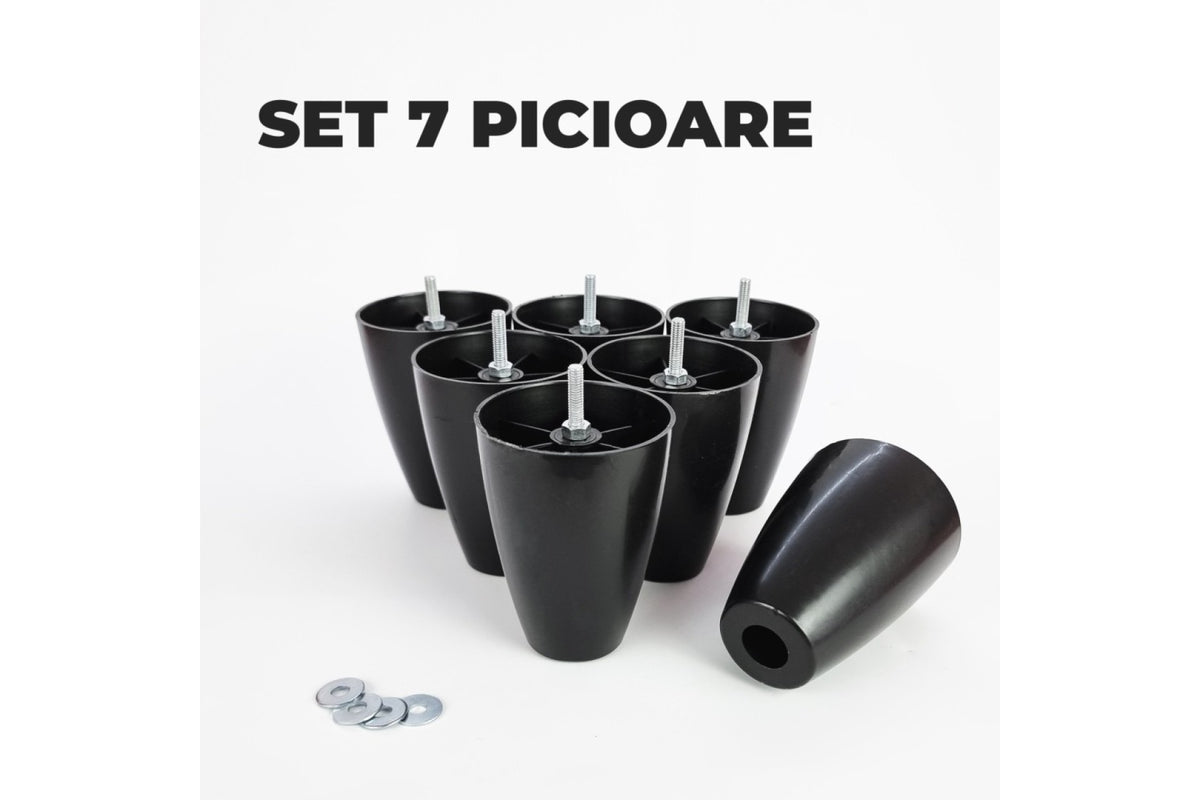 Set picioare pentru pat H 12 cm