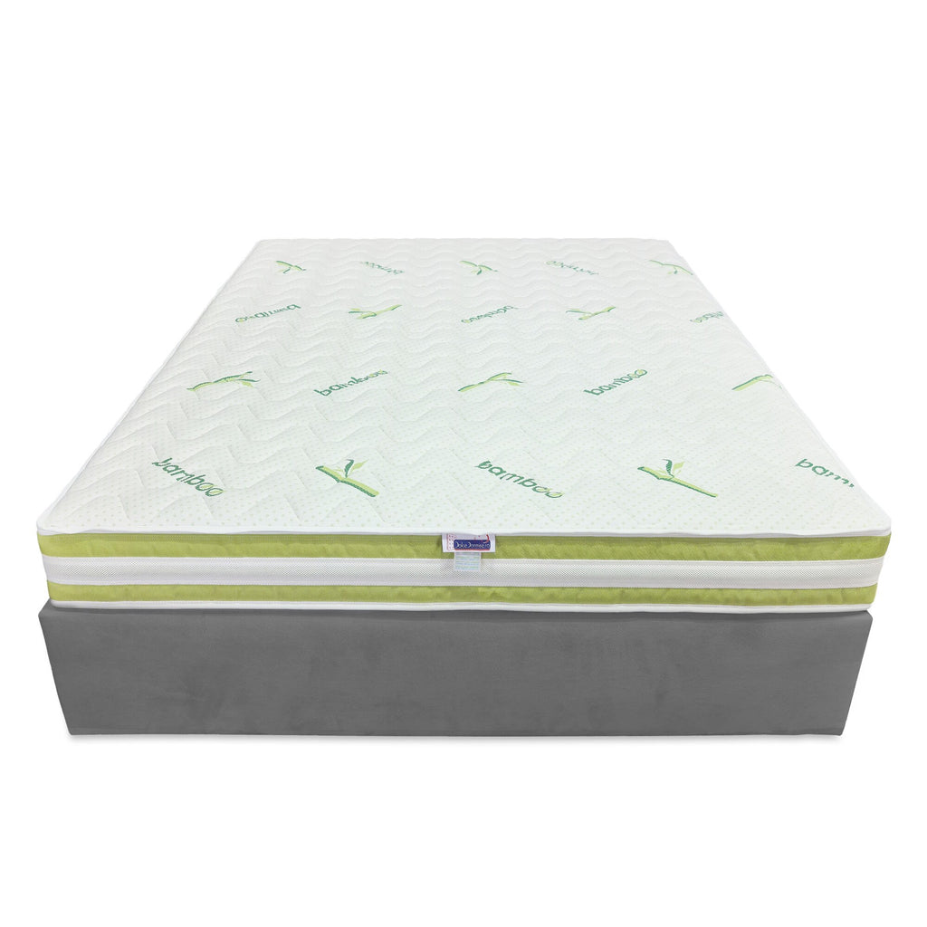 Saltea Memory Premium M3 Bio Bamboo GreenLine 15+3+1, 19 cm, husă Bio Bamboo
