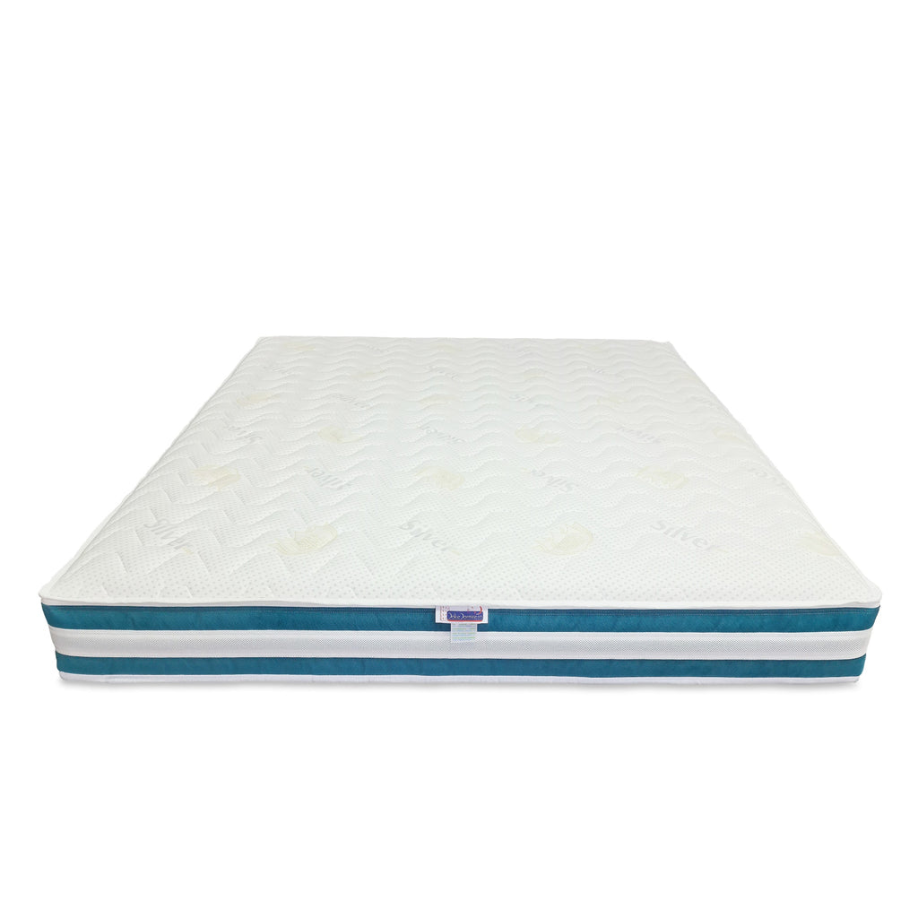 Saltea Memory Premium Silver BlueLine 15+5+1, 21 cm, husă Ioni de Argint