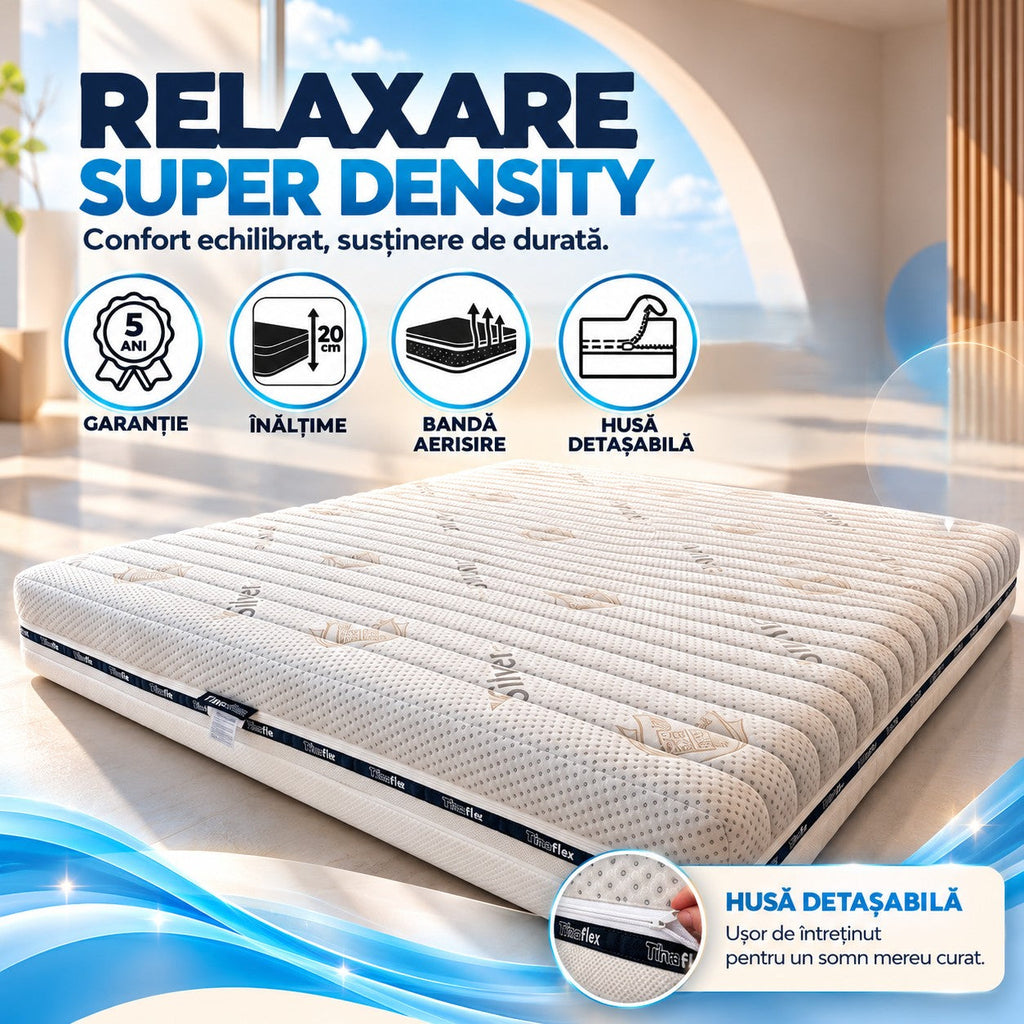 Saltea Super Density 140x200, 20 cm - imagine 2